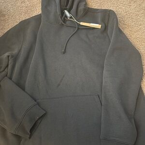 Skims Men's Black Hoodie Large